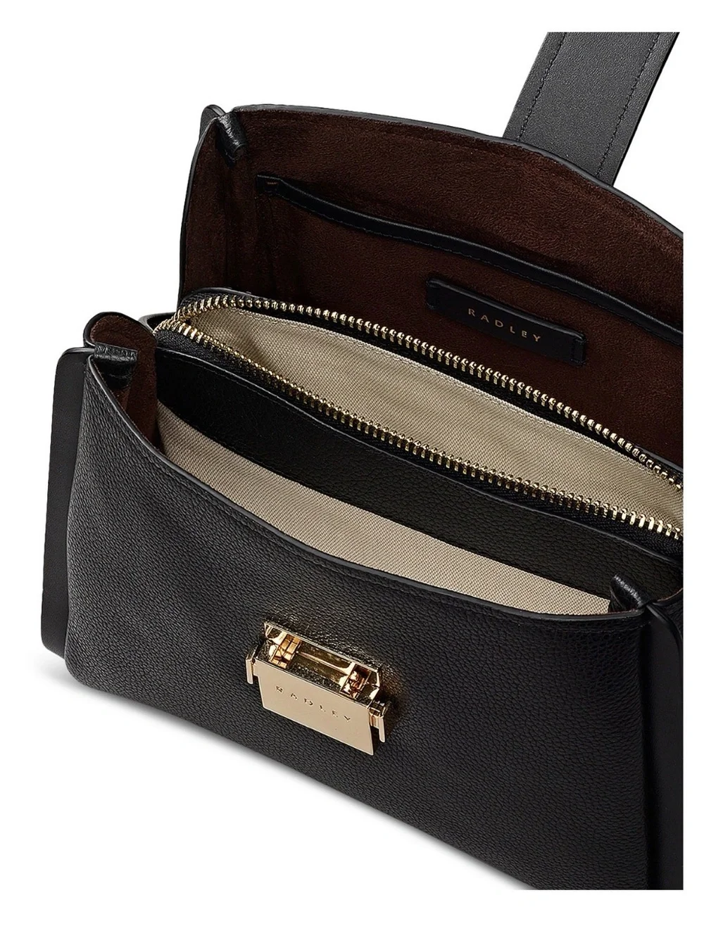 Radley London Sloane Mews Medium Leather Zip Top Crossbody